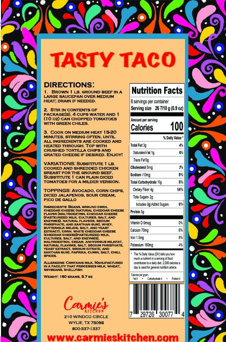 Tasty Taco Soup Mix - Taco Tuesday Collection