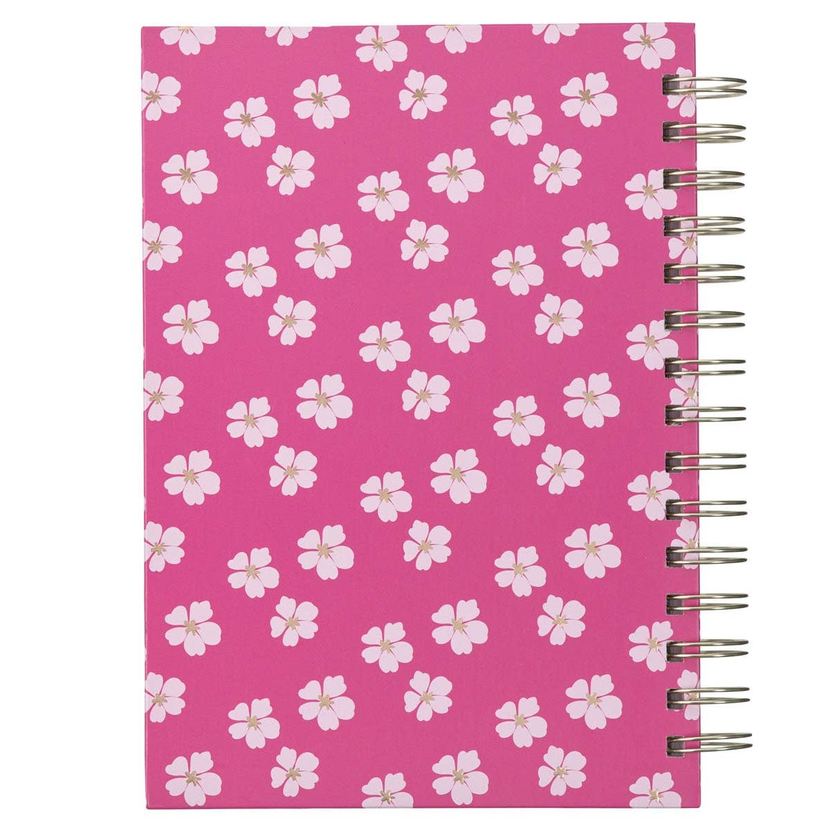 Journal Wirebound Fuchsia The Lord is With You Zeph. 3:17