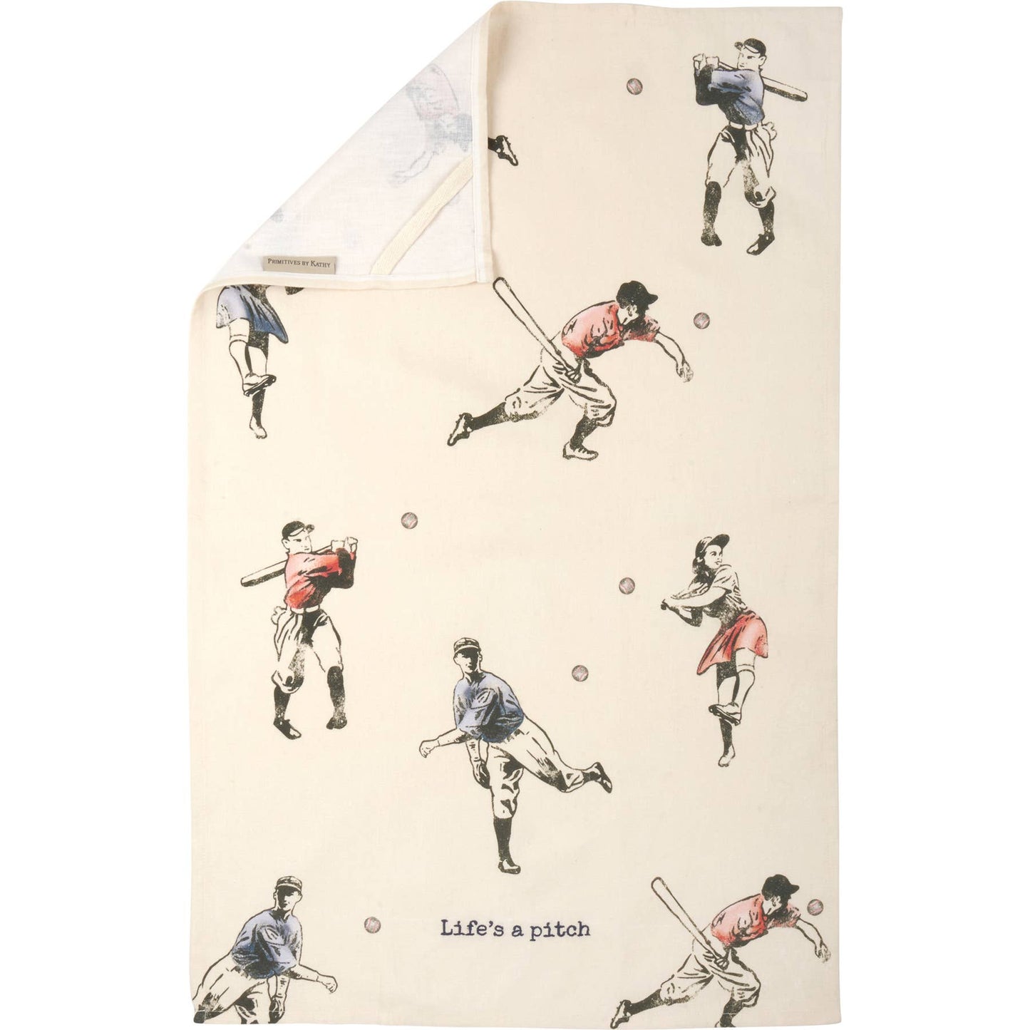 Life's A Pitch Kitchen Towel