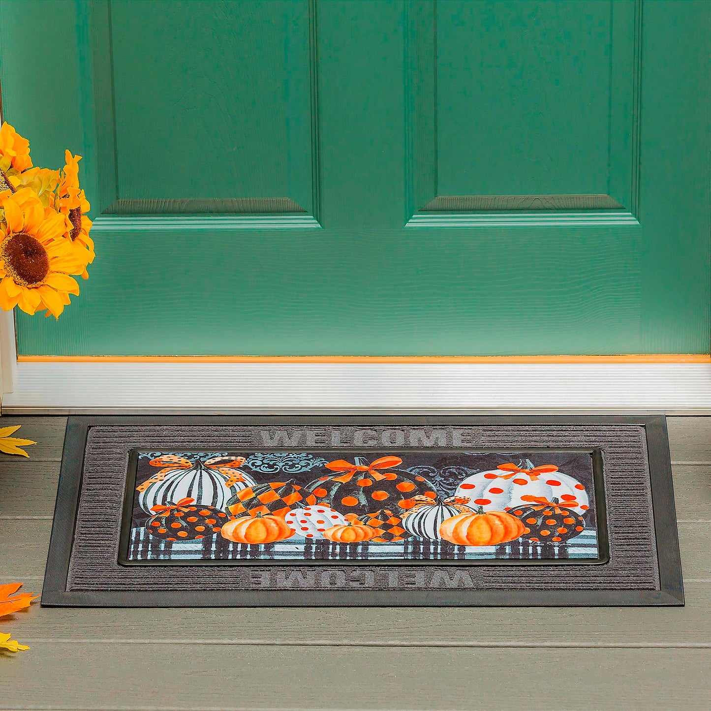 Elegant Patterned Pumpkins Sassafras Switch Mat