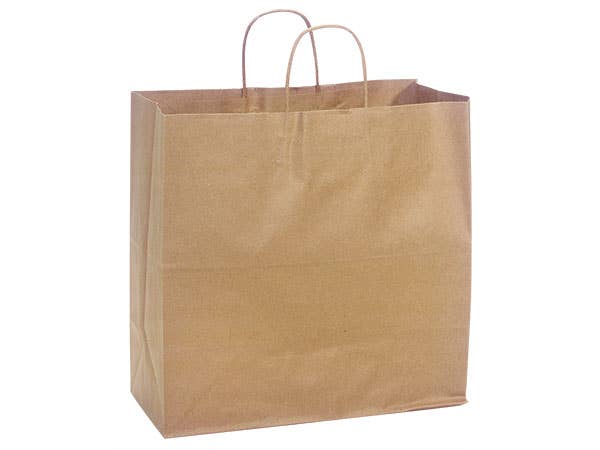 Brown Kraft Paper Retail Shopping Bags: 25 Pack / Cub 8x4.75x10"