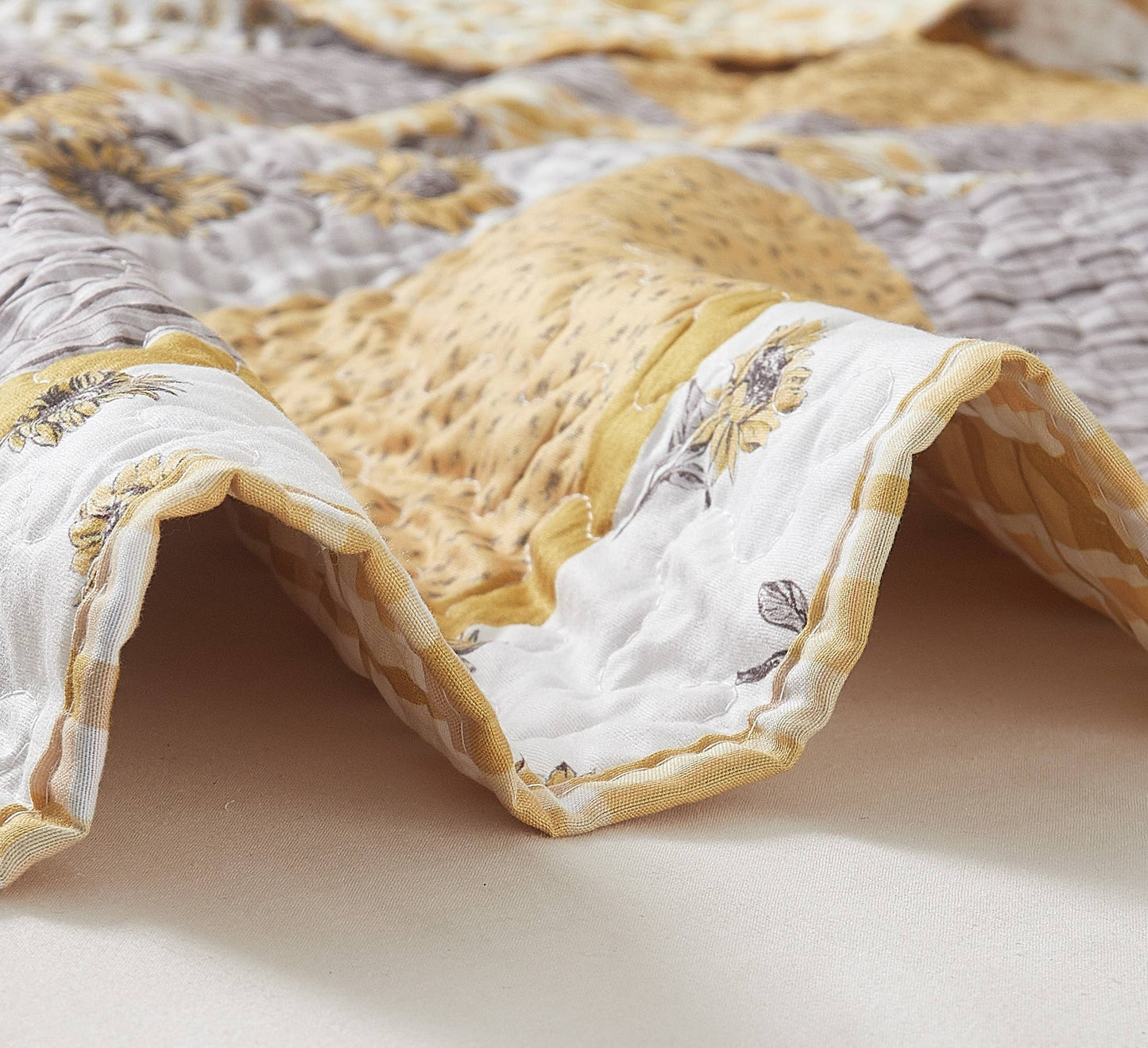 "Sunshine"  Quilted Throw Blanket 50"x60"