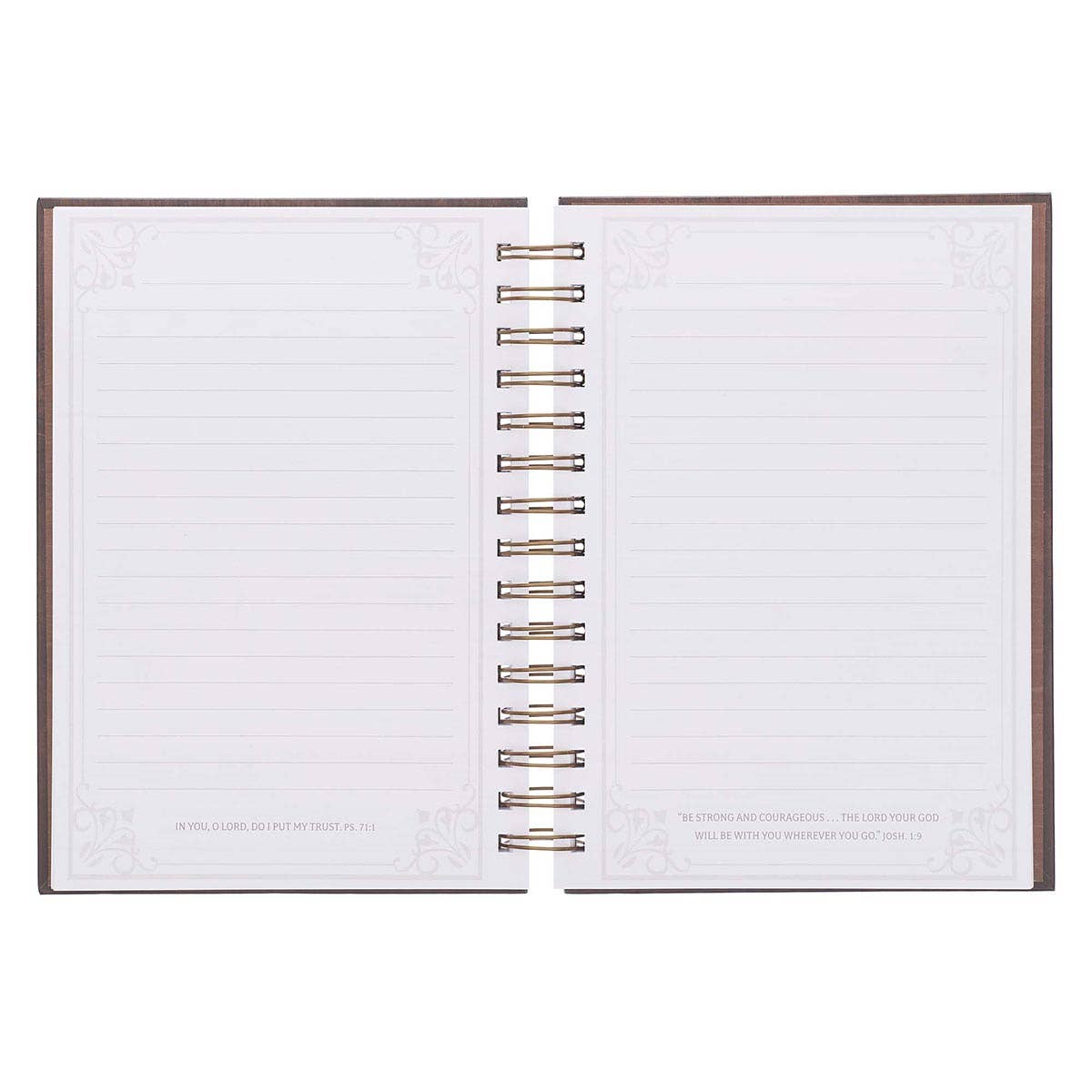 Journal Wirebound Brown Man of God 1 Tim. 6:11