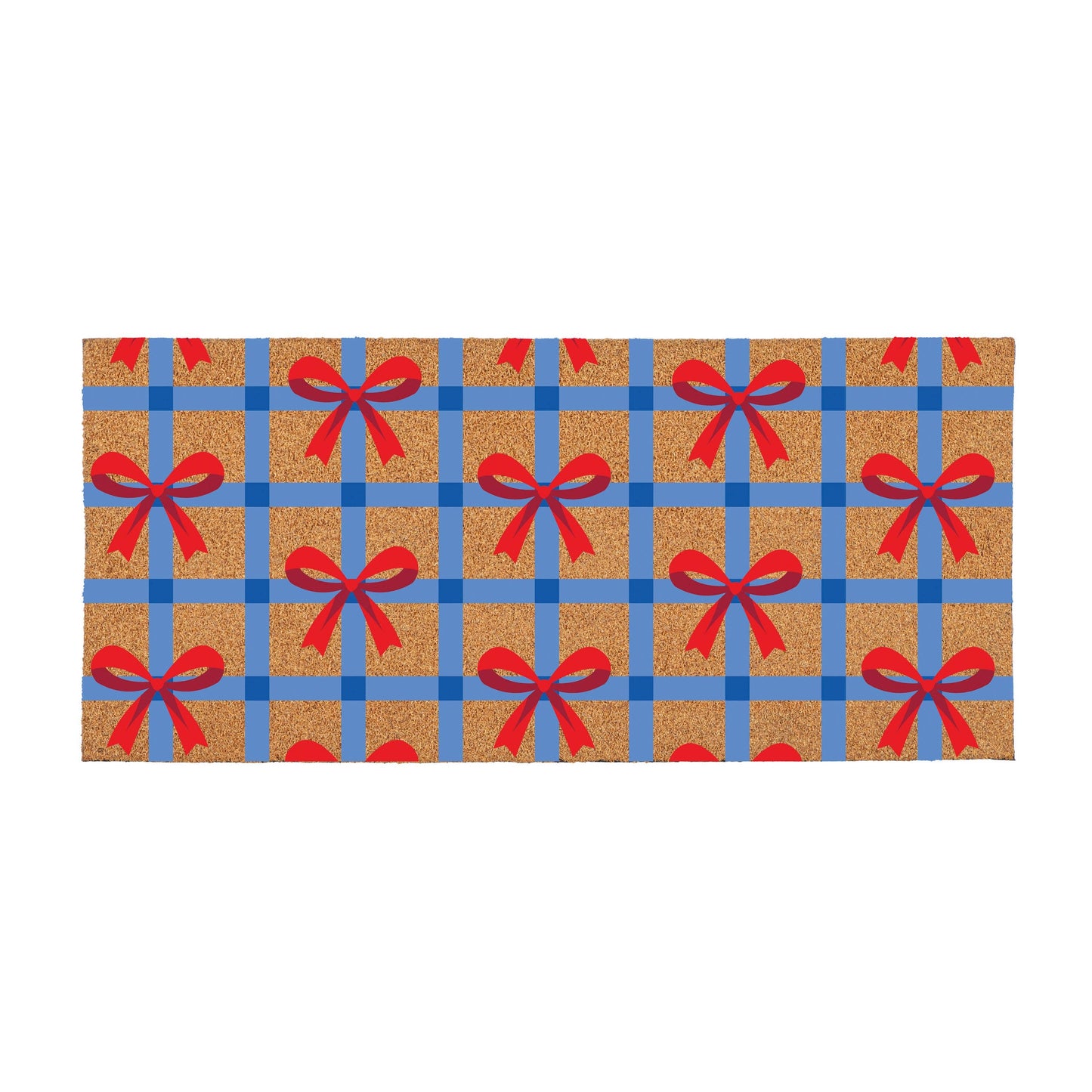 American Classic Red White & Bows Flocked Coir Sassafras Swi