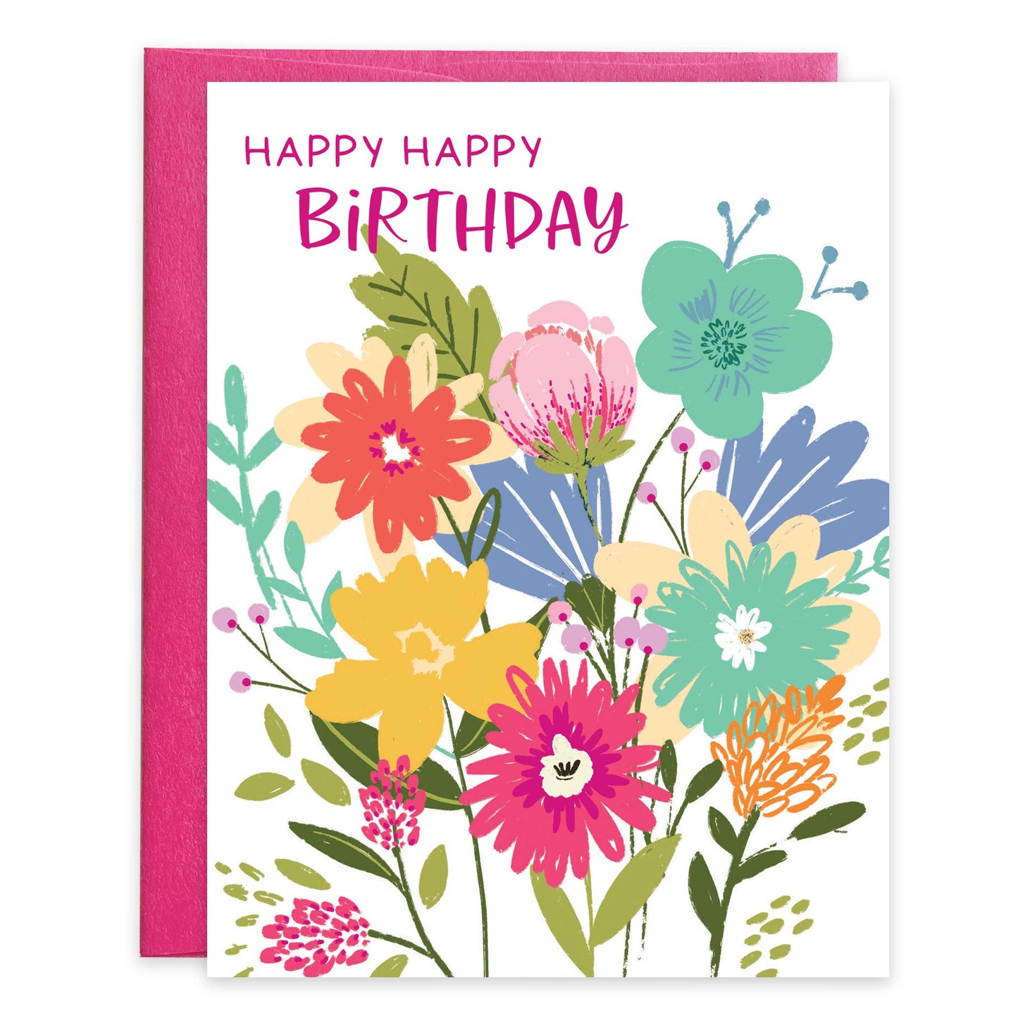 Birthday Greeting Card - Always Flowers