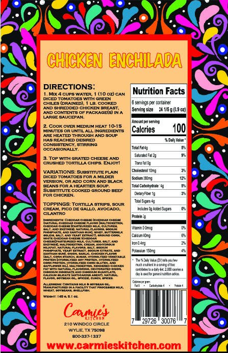 Chicken Enchilada Soup Mix - Taco Tuesday Collection