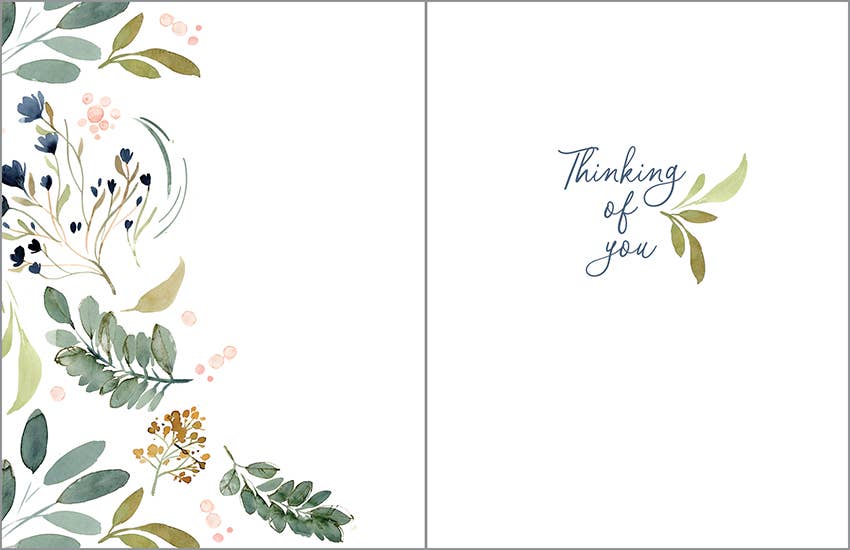 Thinking of You Greeting Card - Spring Greens