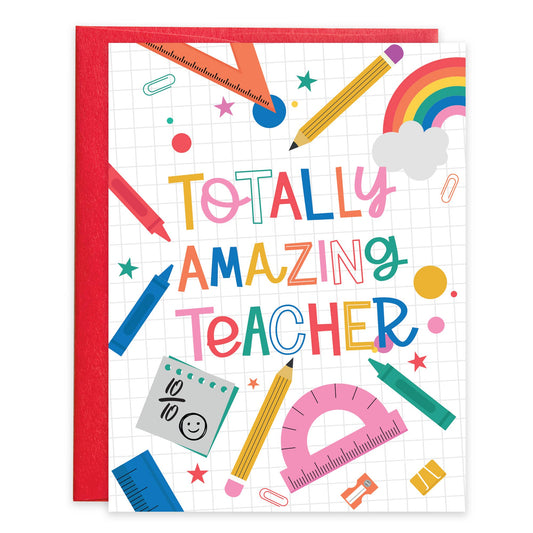 Thank You Greeting Card - Amazing Teacher