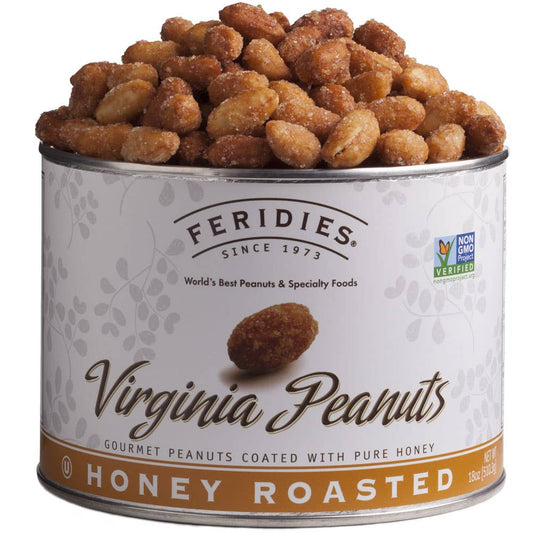 18oz Tin Honey Roasted Virginia Peanuts