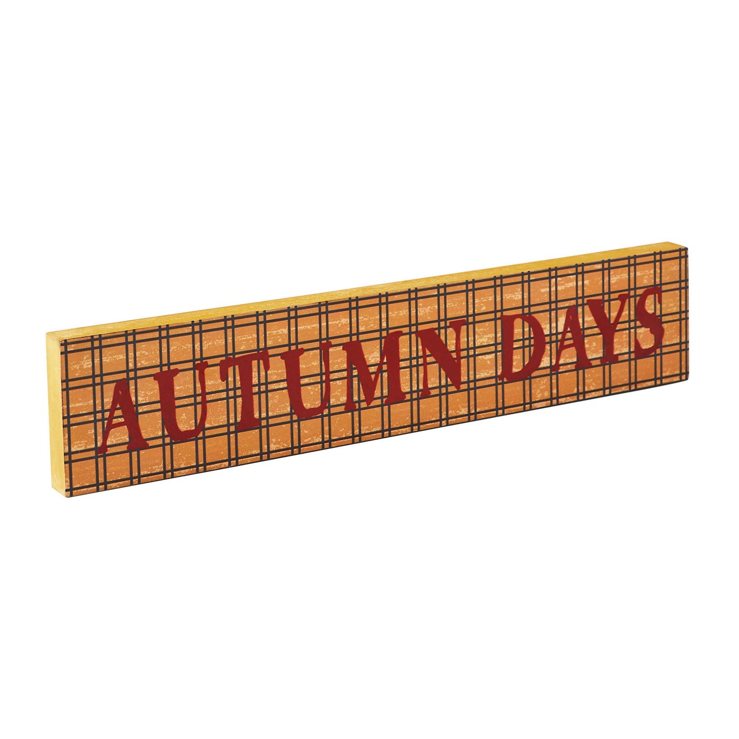 Autumn Days Farmhouse Fall Wall Sign 3x14