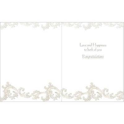 With Scripture Wedding Greeting Greeting Card - Calla Lily