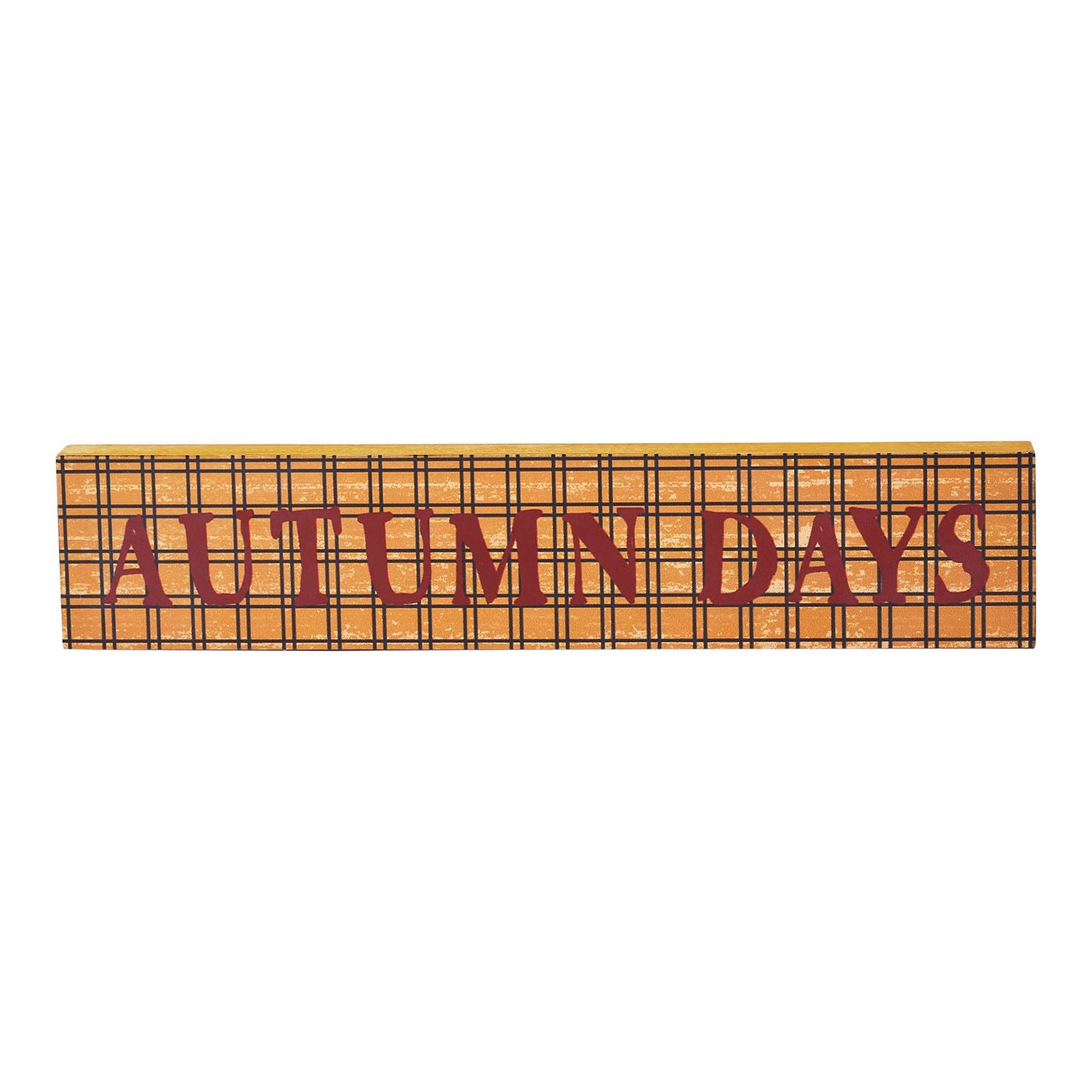 Autumn Days Farmhouse Fall Wall Sign 3x14